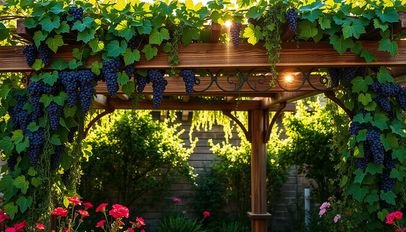 Pergola na winogrona