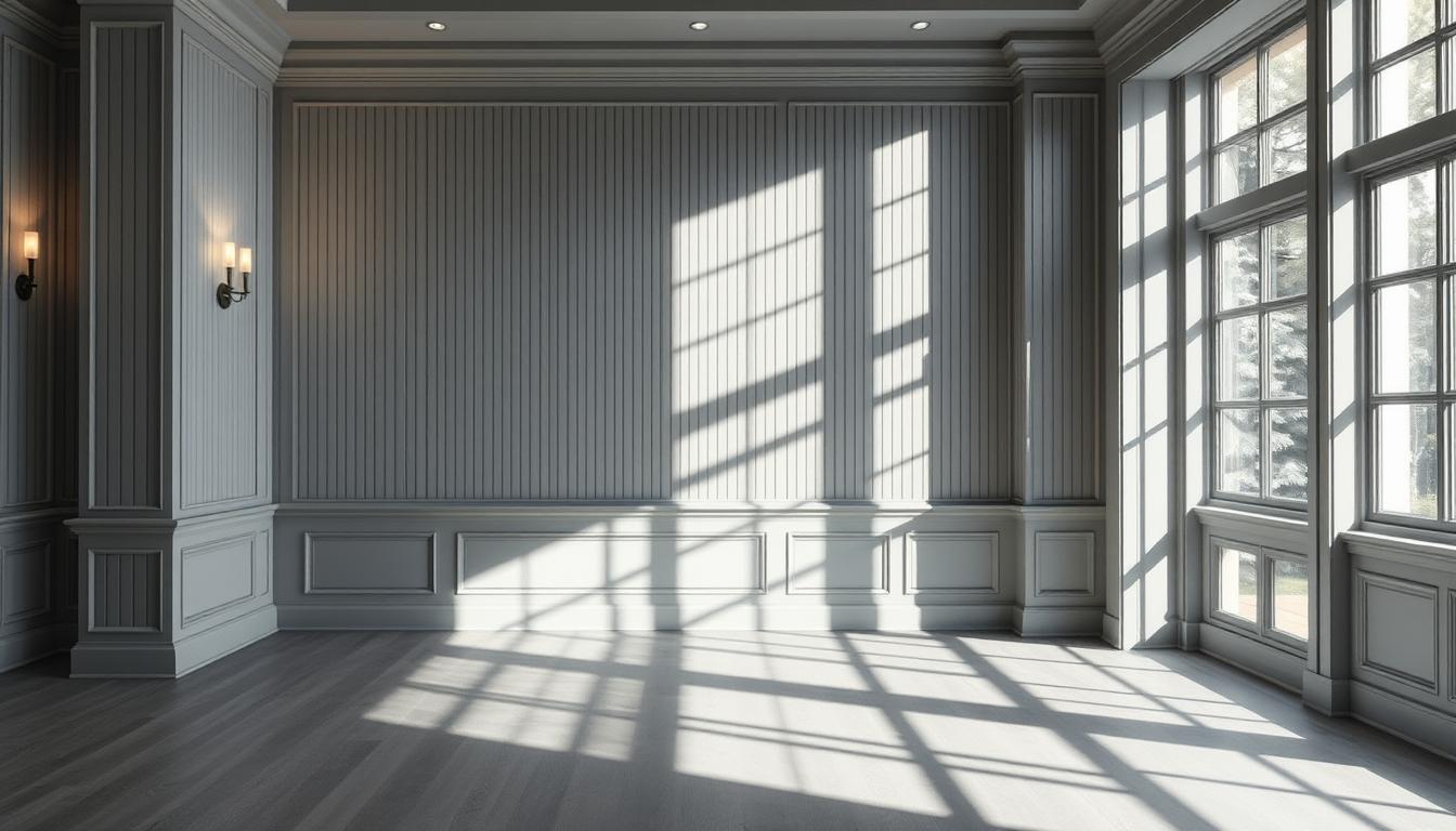 Boazeria pomalowana na szaro