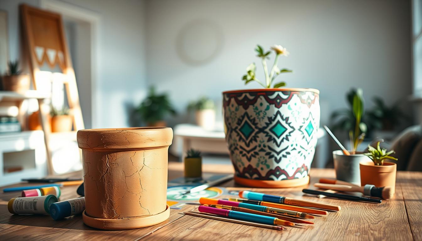 Jak odnowić starą doniczkę