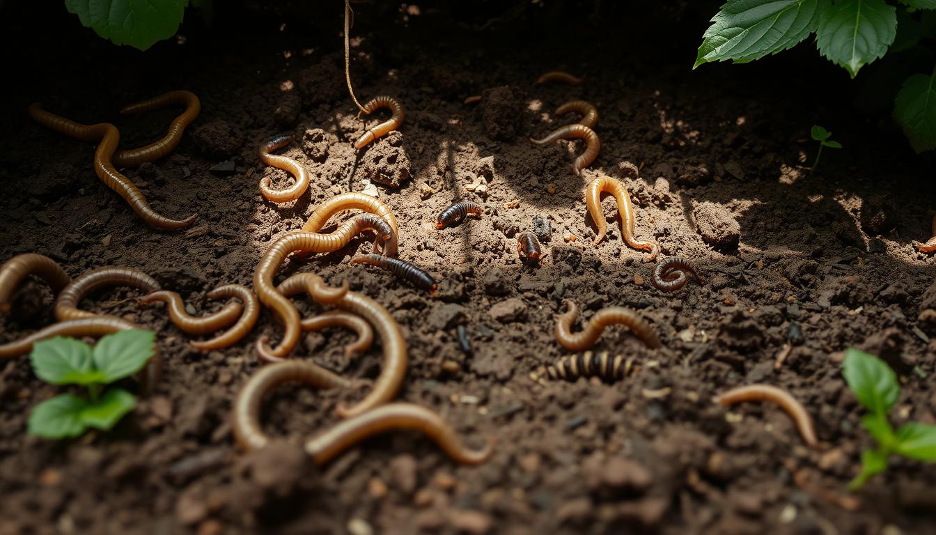 Robaki żyjące w ziemi